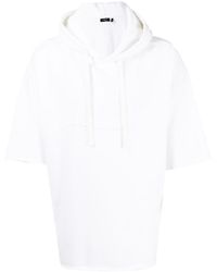 FIVE CM - Embroidered-logo Short-sleeve Hoodie - Lyst
