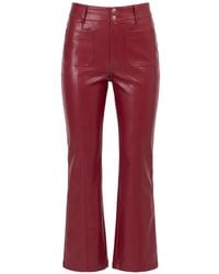 Cinq À Sept - Dorothea Faux-Leather Trousers - Lyst