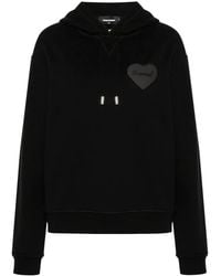 DSquared² - Sudadera Con Capucha Y Logo En Strass - Lyst