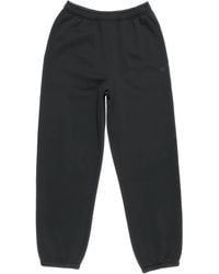 Acne Studios - Pantalones joggers con logo bordado - Lyst