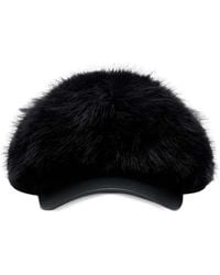 Comme des Garçons - Baseballkappe Aus Faux Fur - Lyst