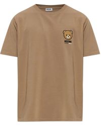 Moschino - Underbear Logo-Patch T-Shirt - Lyst