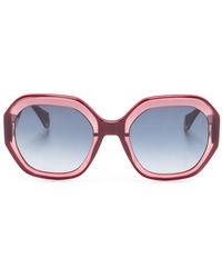 Gigi Studios - Bright Geometric-Frame Sunglasses - Lyst
