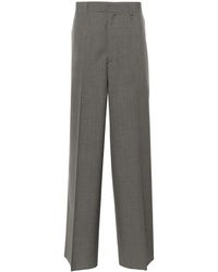 Givenchy - Wide-leg Wool Trousers - Men's - Acetate/wool/viscose - Lyst