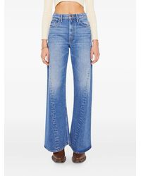 Mother - The Lemon Twist Sneak Button-Fly Jeans - Lyst