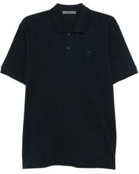 Corneliani - Logo-Patch Polo Shirt - Lyst