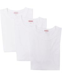 Visvim - Drie Jersey T-shirts Met Ronde Hals - Lyst