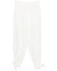 Zimmermann - Solstice Polka-Dot Trousers - Lyst