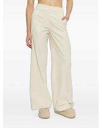 Paul & Shark - Corduroy Wide-Leg Trousers - Lyst