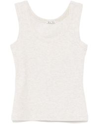 RECTO. - Top con cuello redondo - Lyst