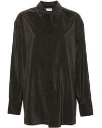 Lemaire - Button-up Silk-blend Shirt - Lyst