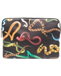 Seletti - Snake-Print Laptop Case - Lyst