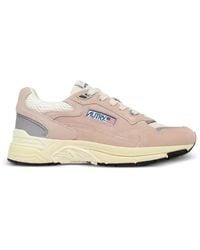 Autry - Hyperway Panelled Lace-Up Sneakers - Lyst