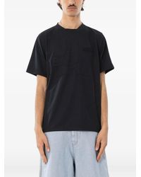 Arte' - Logo-Patch Mesh T-Shirt - Lyst