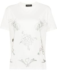 Fabiana Filippi - Fabula-print Cotton T-shirt - Lyst