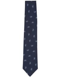 Paolo Albizzati - Paisley-Print Tie - Lyst
