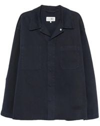 MM6 by Maison Margiela - Concealed-Fastening Patch-Pocket Shirt Jacket - Lyst