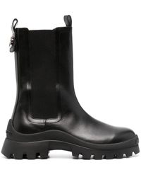 DSquared² - Logo-plaque Leather Ankle Boots - Lyst