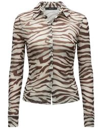 Toccin - Lennon Zebra-Print Shirt - Lyst
