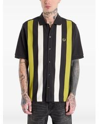 Fred Perry - Gestreept Overhemd - Lyst