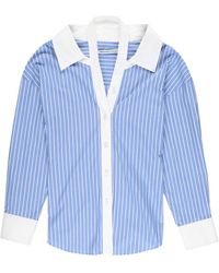 Alexander Wang - Stripe-print Button-down Shirt - Lyst