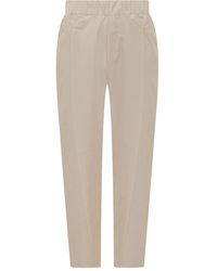 A PAPER KID - Pantaloni Affusolati Con Pieghe - Lyst