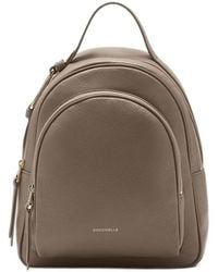 Coccinelle - Medium Malory Grained Leather Backpack - Lyst