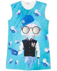 The Artistylist - Graphic-Print Mini Dress - Lyst