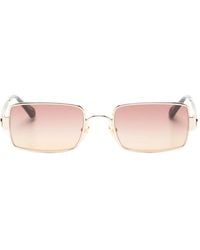 Chloé - Rectangle-Frame Sunglasses - Lyst