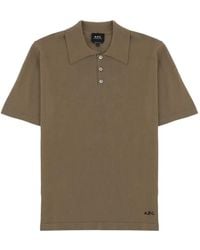 A.P.C. - Polo Con Logo - Lyst