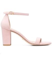 Stuart Weitzman - Sandalias con tacón grueso - Lyst