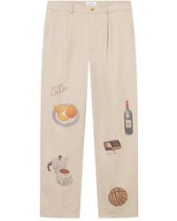 Les Deux - Hose Mit Design-Print - Lyst