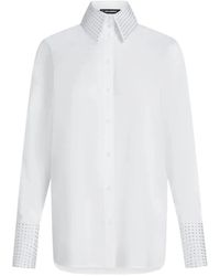 KARL LAGERFELD - Chemise Boutonnée Ornée De Cristaux - Lyst