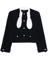 Maje - Collar Button Cardigan - Lyst