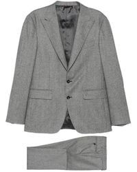 Canali - Prince Of Wales Check Wool Suit - Lyst