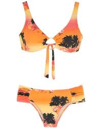 Amir Slama - Bikini À Imprimé Ilha De Hibiscus - Lyst
