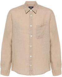 A.P.C. - リネンシャツ - Lyst