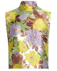 Elie Saab - Haut À Fleurs En Brocart - Lyst