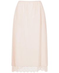 Simone Rocha - Lace-Trim Midi Skirt - Lyst