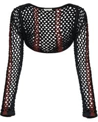 DIOTIMA - Gala Crystal-Embellished Mesh Shrug - Lyst