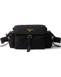 Prada - Borsa A Spalla Explorer Media - Lyst