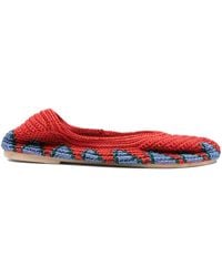 SLO_HAND_MADE - Bailarinas de ganchillo con motivo floral - Lyst