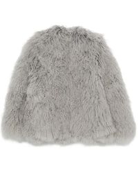Martha Louis - Shearling-Effect Jacket - Lyst