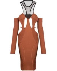 Nensi Dojaka - Cut-Out Halterneck Midi Dress - Lyst