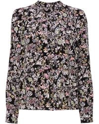 Zadig & Voltaire - Tchin Kaya Floral-Print Blouse - Lyst