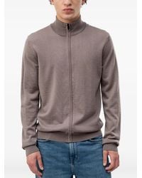 HUGO - Zip-Up Cardigan - Lyst