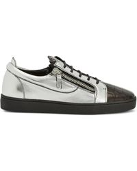 Giuseppe Zanotti - Frankie Sneakers mit Kroko-Optik - Lyst