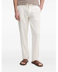 Lindbergh - Drawstring-Waist Straight-Leg Trousers - Lyst