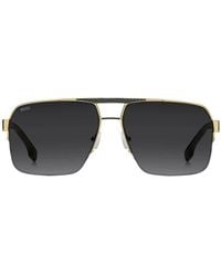 BOSS - Sonnenbrille Mit Eckigem Gestell - Lyst