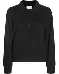 Allude - Polo-Neck Patch-Pocket Sweater - Lyst